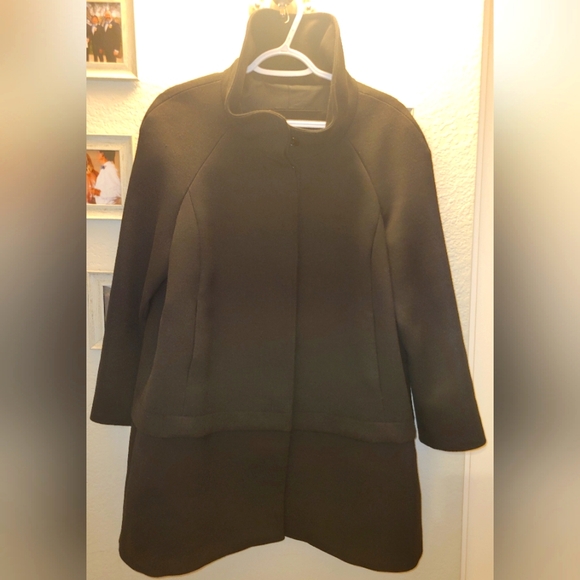 Zara Jackets & Blazers - Zara Basic Black Wool Lined Jacket Coat  Sz XL